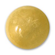 Perle ronde Polaris  effet calcite 14 mm Golden x1|raw }}