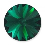 Cabochon PureCrystal 1122 Rivoli 14 mm Emerald x1|raw }}