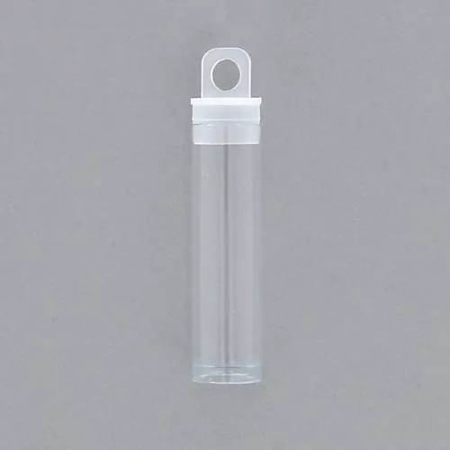 Petit tube de rangement 5.2x1.4 cm - modèle 14 - pour perles de rocailles x1