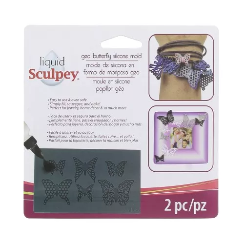 Moule en silicone Sculpey - Papillons x1
