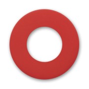 Perle rondelle Polaris dépolie 12 mm Light Siam x1|raw }}