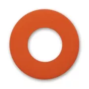 Perle rondelle Polaris dépolie 12 mm Hyacinth x1