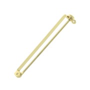 Support de broche pour la création de bijoux fantaisie 38 mm - Doré à l'or fin x1|raw }}