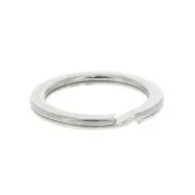 Porte clés anneau 29 mm à personnaliser - Rhodié x1