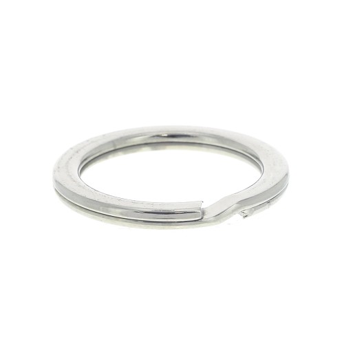 Porte clés anneau 29 mm à personnaliser - Rhodié x1