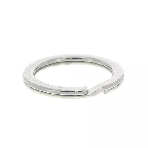 Porte clés anneau 29 mm à personnaliser - Rhodié x1