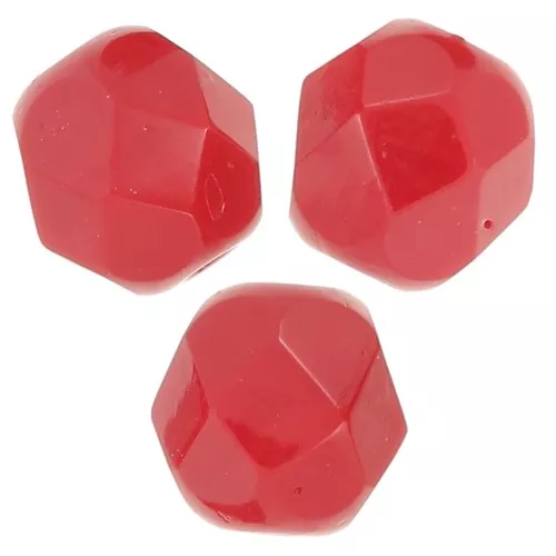 Facettes 6 mm Red Corail x25