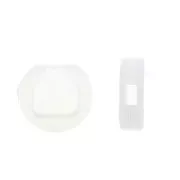 Protection en silicone pour boucles d'oreilles clips 8x9 mm - Transparent x2