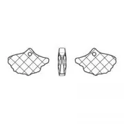 Pendentif Ginko PureCrystal 6900 13,5x20 mm Olivine x1