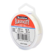 Fil élastique Elasticity 0.5 mm - Transparent x25m