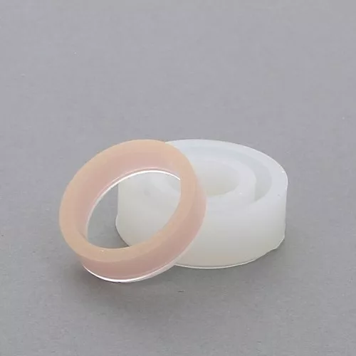 Moule silicone pour réaliser des bagues anneaux larges en résine taille 56 x1