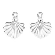 Breloque coquillage 15x13 mm en Argent 925 x1|raw }}