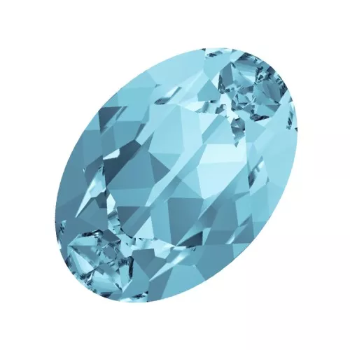 Cabochon PureCrystal 4120 6x4 mm Aquamarine x1