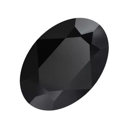 Cabochon PureCrystal 4120 6x4 mm Jet x1