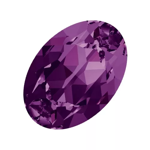 Cabochon PureCrystal 4120 6x4 mm Amethyst x1