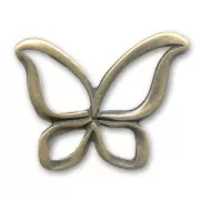 Papillon 32 mm bronze x1