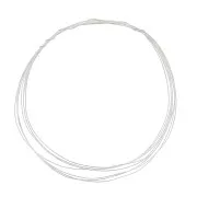 Fil semi-dur rond 0.4 mm - recuit - Argent 925 x2m