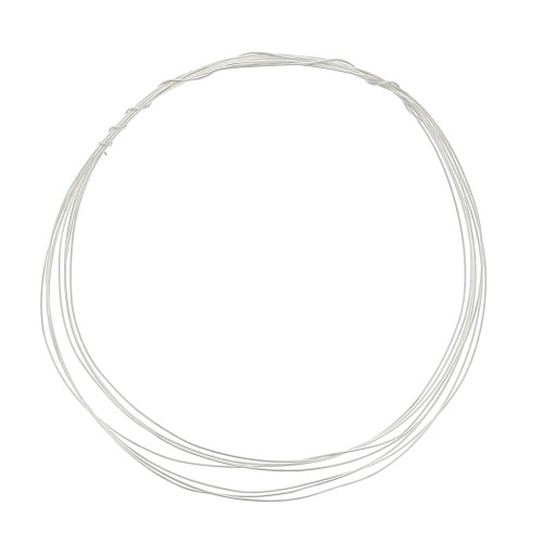 Fil semi-dur rond 0.4 mm - recuit - Argent 925 x2m