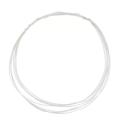 Fil semi-dur rond 0.4 mm - recuit - Argent 925 x2m