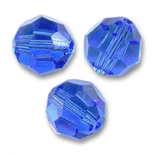 Perles rondes PureCrystal 5000 4 mm - Sapphire x20