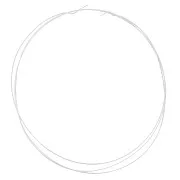 Fil dur - écroui - Argent 925 rond 0.6 mm x 1m