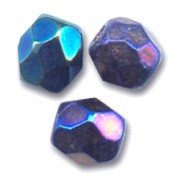 Facettes 6 mm Blue Iris x25