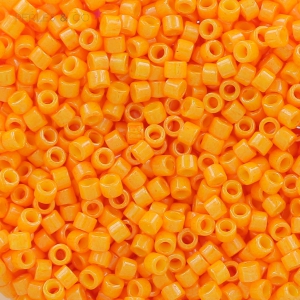 Miyuki Delica 11/0 DB0651 - Dyed Opaque Squash x8g