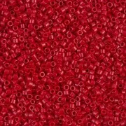 Miyuki Delica 11/0 DB0791 - Dyed Semi Mat Opaque Bright Red x8g