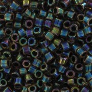 Miyuki Delica 10/0 DBM0089 - Blue Lined Light Topaz AB x8g|raw }}