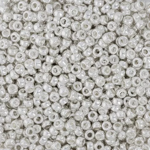 Rocaille Miyuki 11/0 961 - Bright Sterling Silver Plated x5g