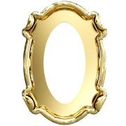 Serti griffe pour cabochon PureCrystal 4120 6x4 mm - Doré x1|raw }}