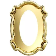 Serti griffe pour cabochon PureCrystal 4120 6x4 mm - Doré x1