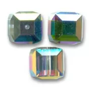Cubes PureCrystal 5601 4 mm Crystal Vitrail Medium x8