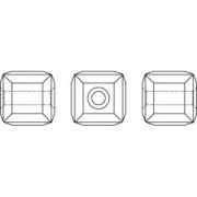 Cubes PureCrystal 5601 4 mm Crystal Vitrail Medium x8