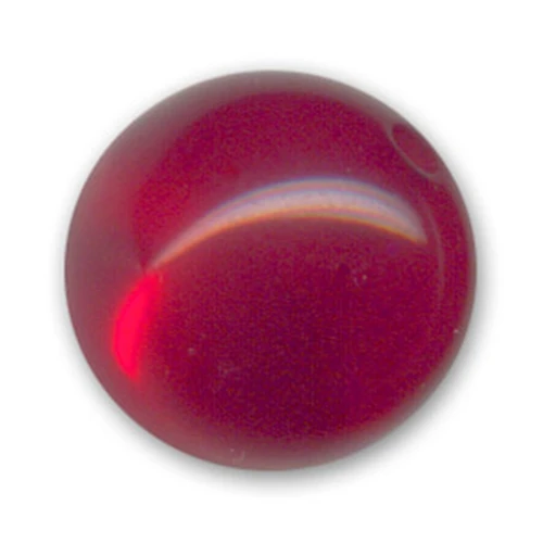 Perle ronde Polaris brillante 10 mm Siam x1