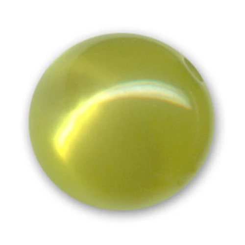 Perle ronde Polaris brillante 20 mm Olivine x1