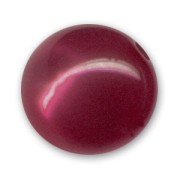 Perle ronde Polaris brillante 20 mm Burgundy x1