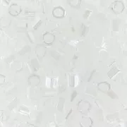 Miyuki Delica 8/0 Hex Cut DBLC0050 - Luster Crystal x10g