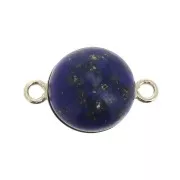 Intercalaire serti rond pour cabochon fond plat 10 mm - Gold filled (or laminé)  x1