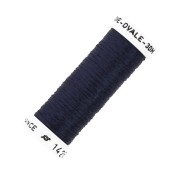 Fil à broder de soie ovale pour broderie traditionnelle - Navy Blue (1426) x30m