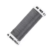 Fil à broder de soie ovale pour broderie traditionnelle - Gris souris (3224) x30m