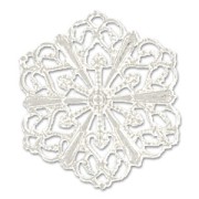 Estampe hexagone 2,7x2,7 cm argenté x1|raw }}