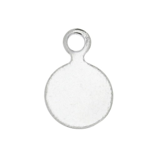 Pastilles à coller 6 mm en Argent 925 x10