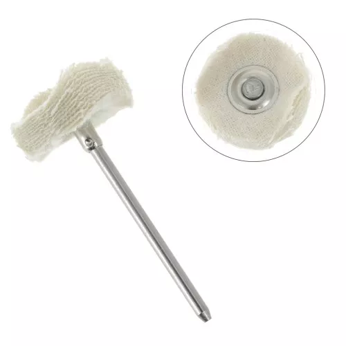 Brossette circulaire de polissage en flanelle 21x6 mm x1