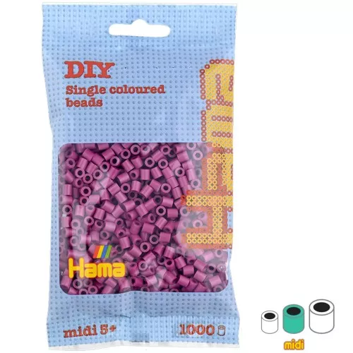 Perles à repasser Hama MIDI 5 mm Prune (n°82) x1000