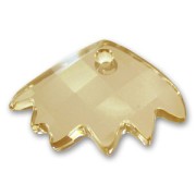 Pendentif Zinnia PureCrystal 6902 16,5x25 mm Crystal Golden Shadow x1|raw }}