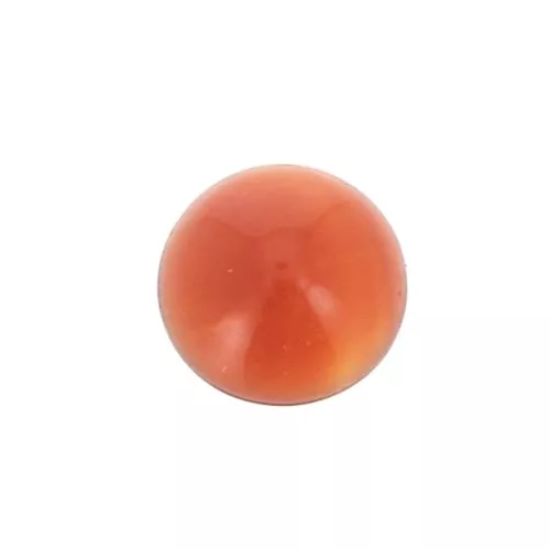 Cabochon rond 6 mm en pierre gemme - Cornaline x1