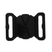 Attache Maillot de bain 17 mm - forme ovale - Noir x1