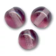 Perles en verre tchèque rondes  6 mm Amethyst  x25