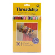 Assortiment 36 échevettes 6 brins pour bracelet brésilien & broderie - Ombrées x1|raw }}